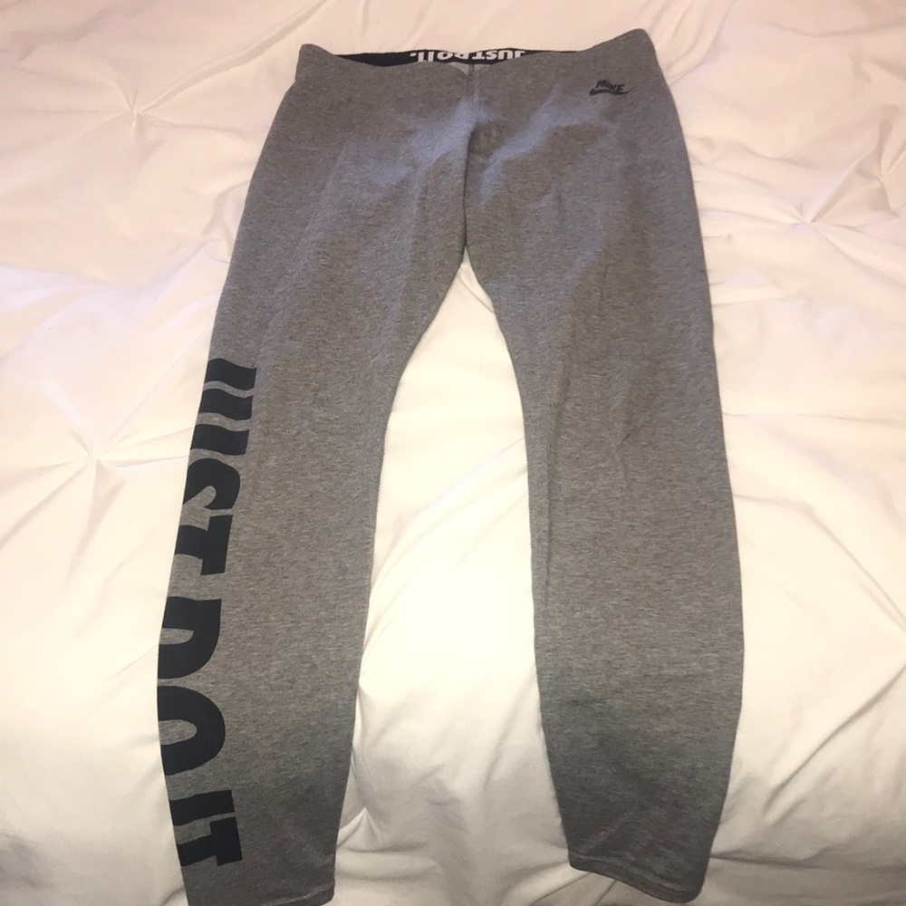 Grey Nike Leggings Size M
